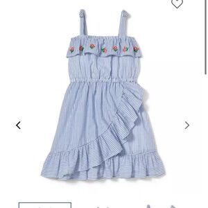 Janie and Jack 3T Striped Embroidered Poppy Dress